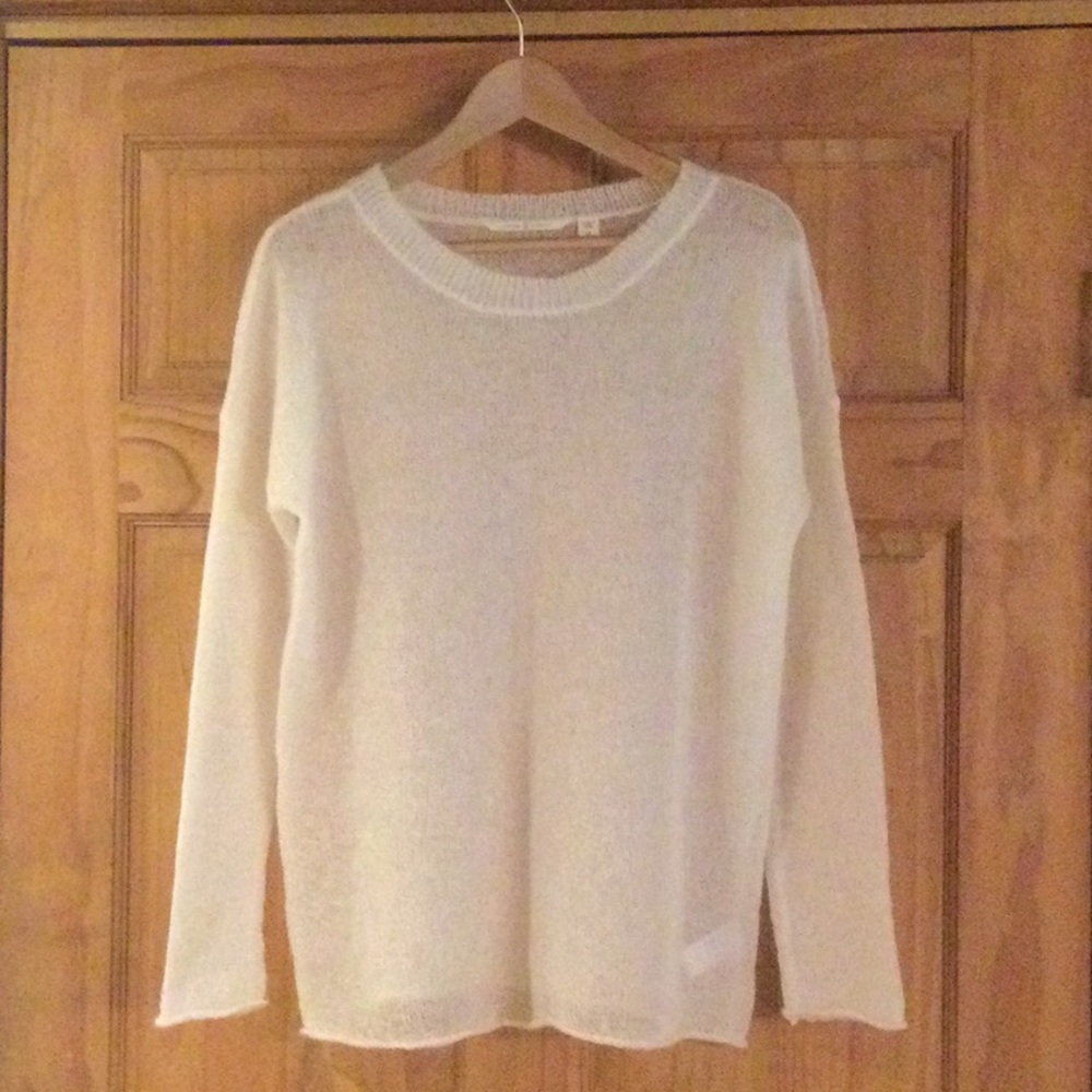 Dakota Collective Women Ivory Pullover Sweater M